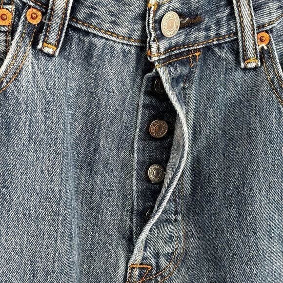 Levi’s 501 Buttonfly Straight Leg Jeans Men’s Size 33X32 - Picture 5 of 9